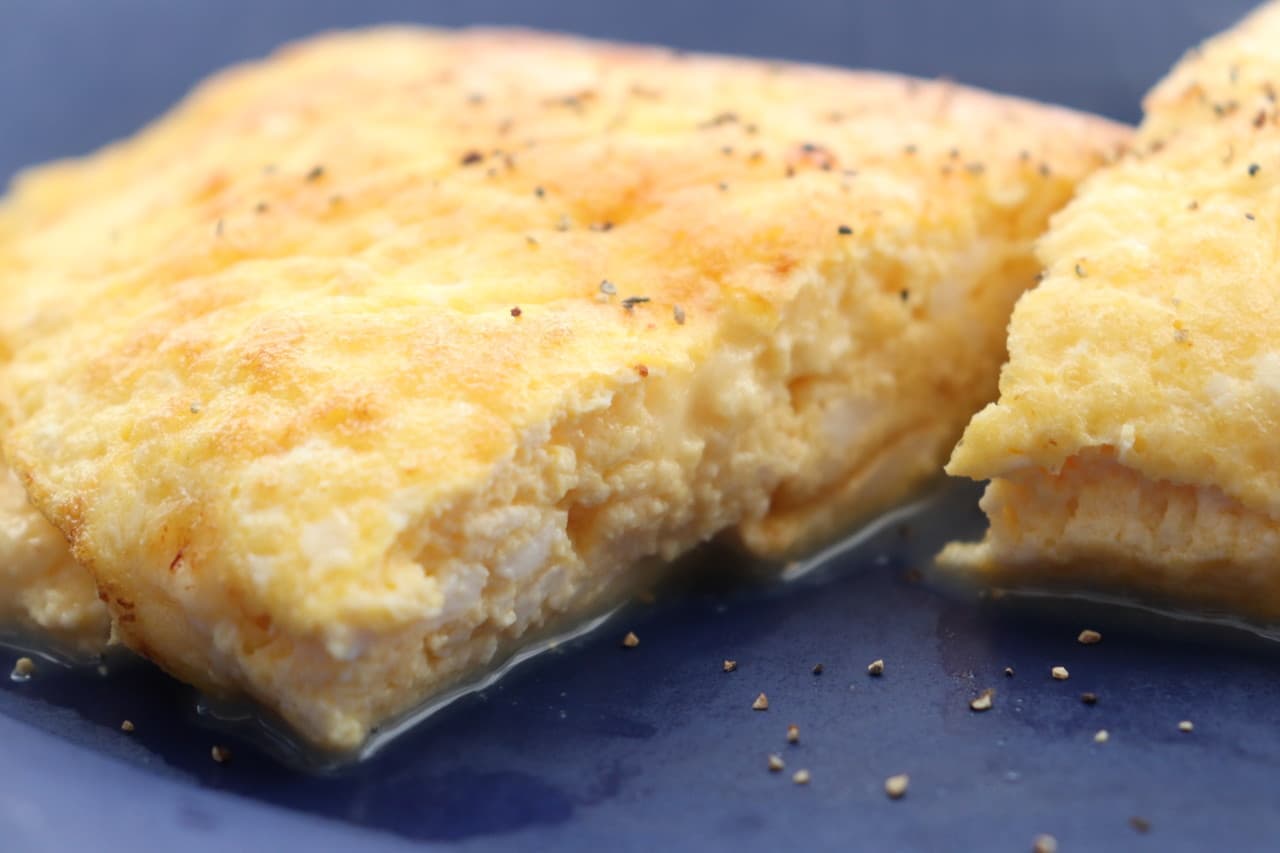 Tofu cheese omelet