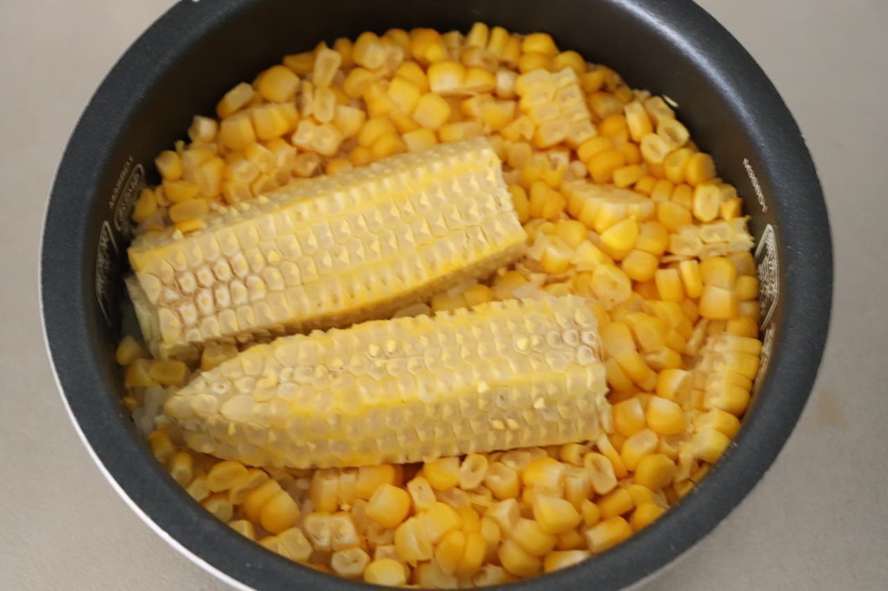Corn rice recipe