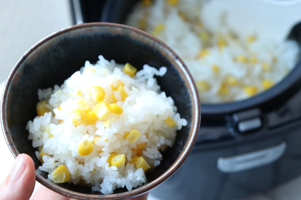 Corn rice recipe