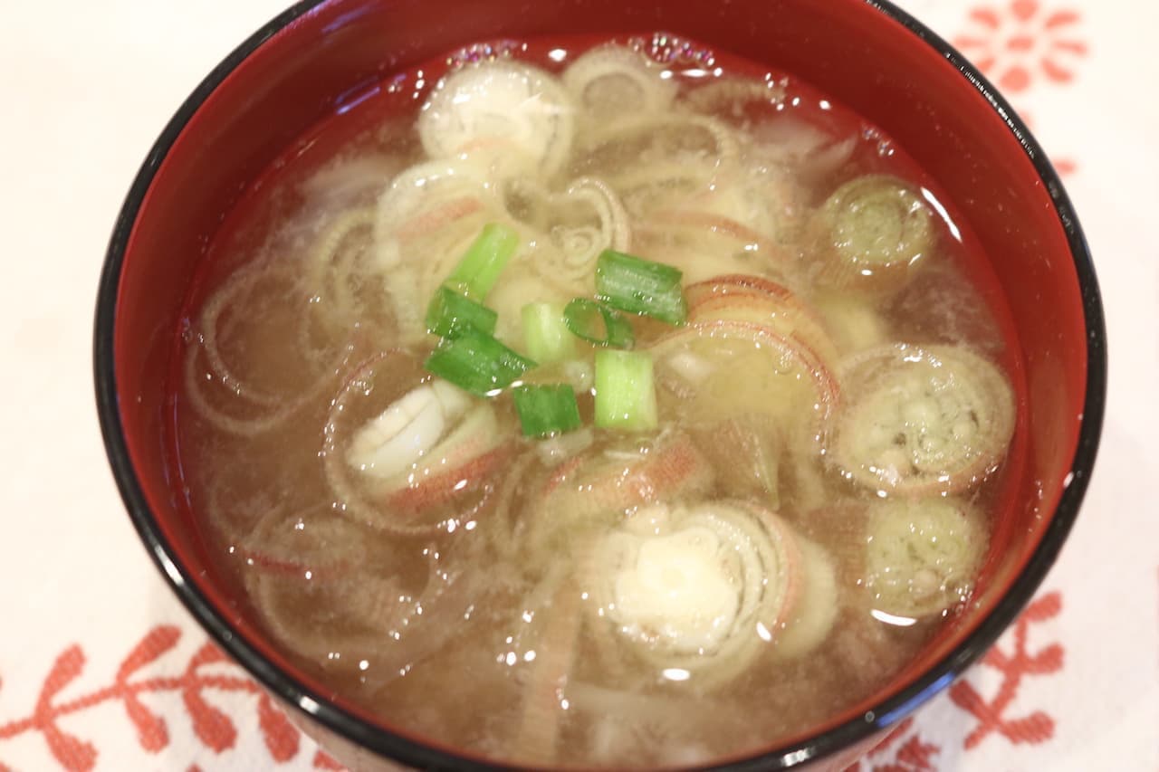 Recipe "Miso soup with myoga
