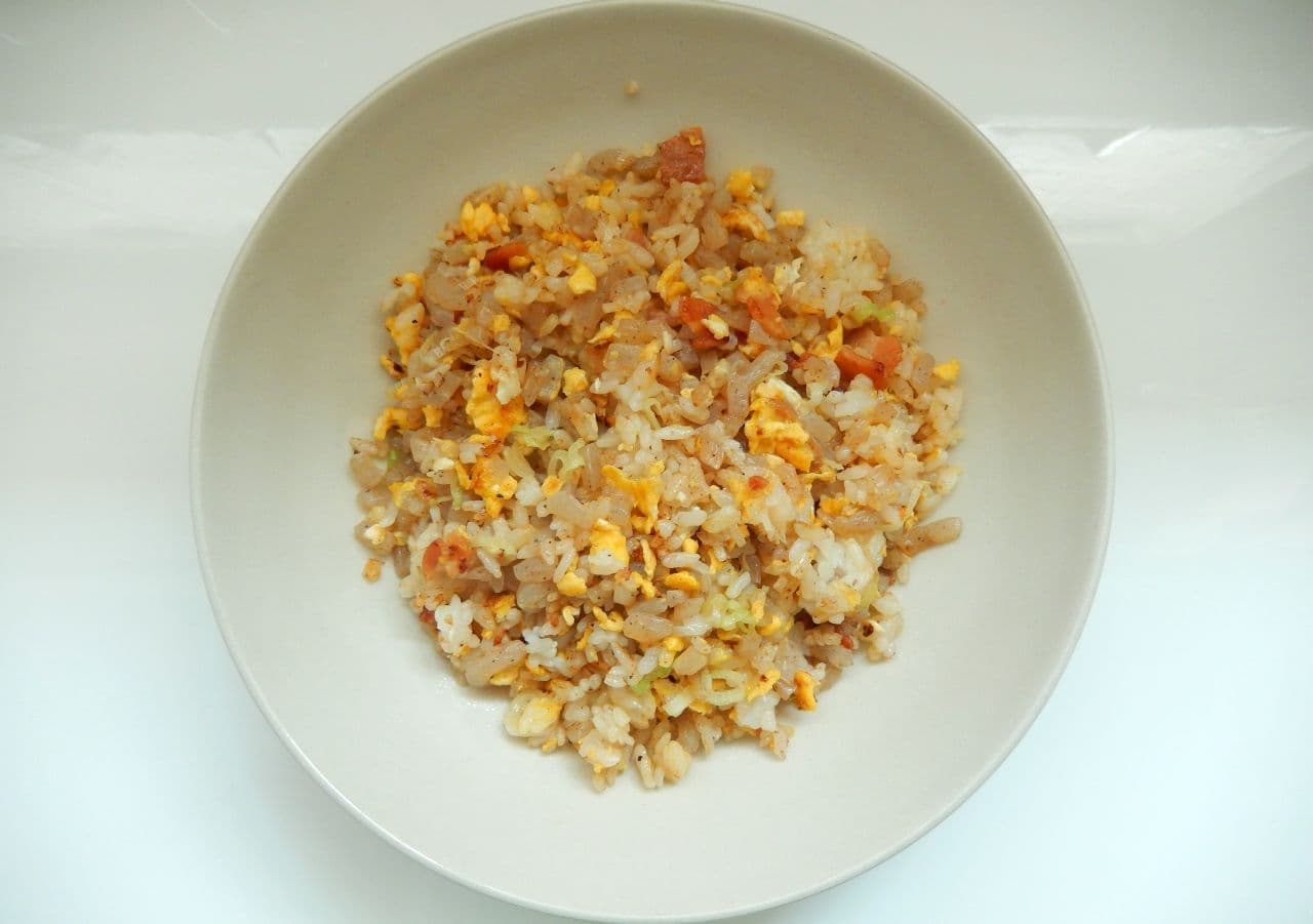 "Konjac fried rice" recipe