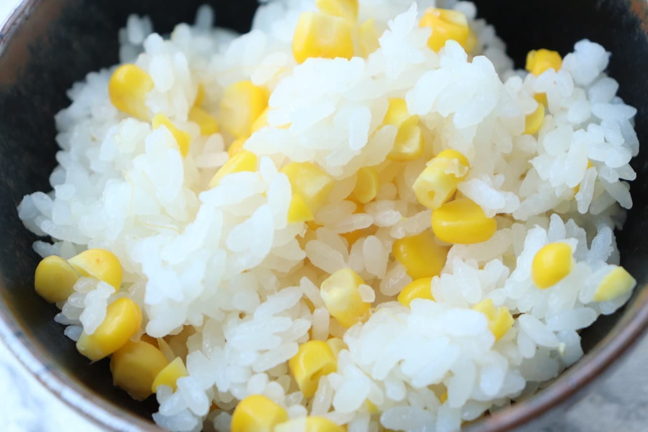 Simple "corn rice" recipe