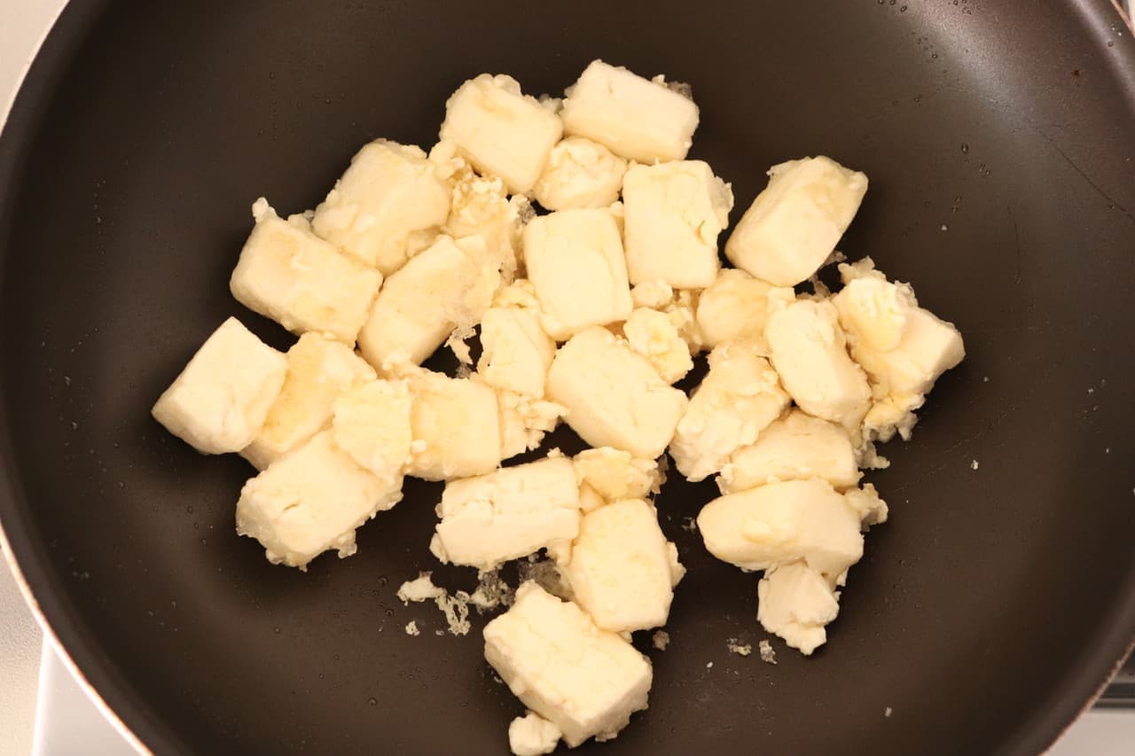 豆腐のエビマヨ風
