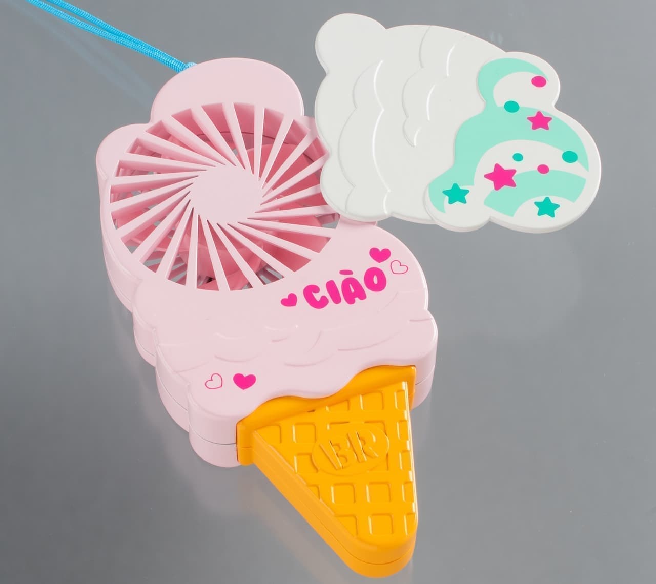 「ちゃお」8月号ふろくはサーティワンアイスクリームとコラボ扇風機