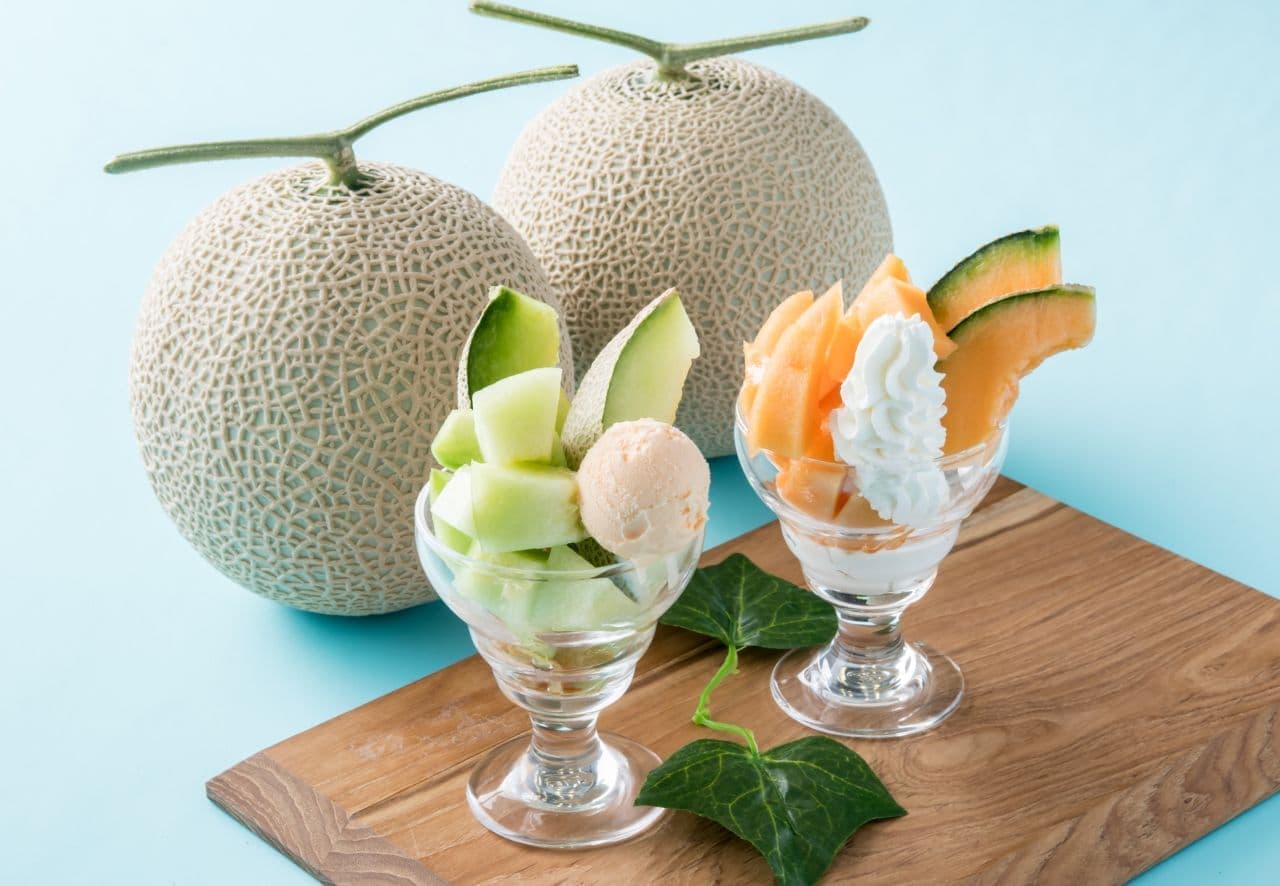 All-you-can-eat melon at Sweets Paradise