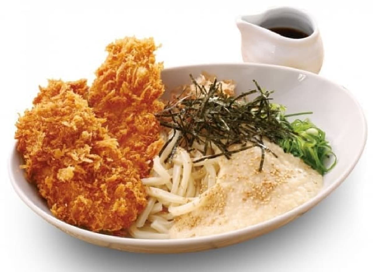 Katsuya's "Chicken Cutlet Cold Bukkake Udon"