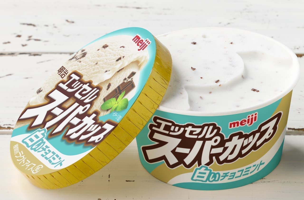 Super Cup "First Ever" "Meiji Essel Super Cup White Chocolate Mint"