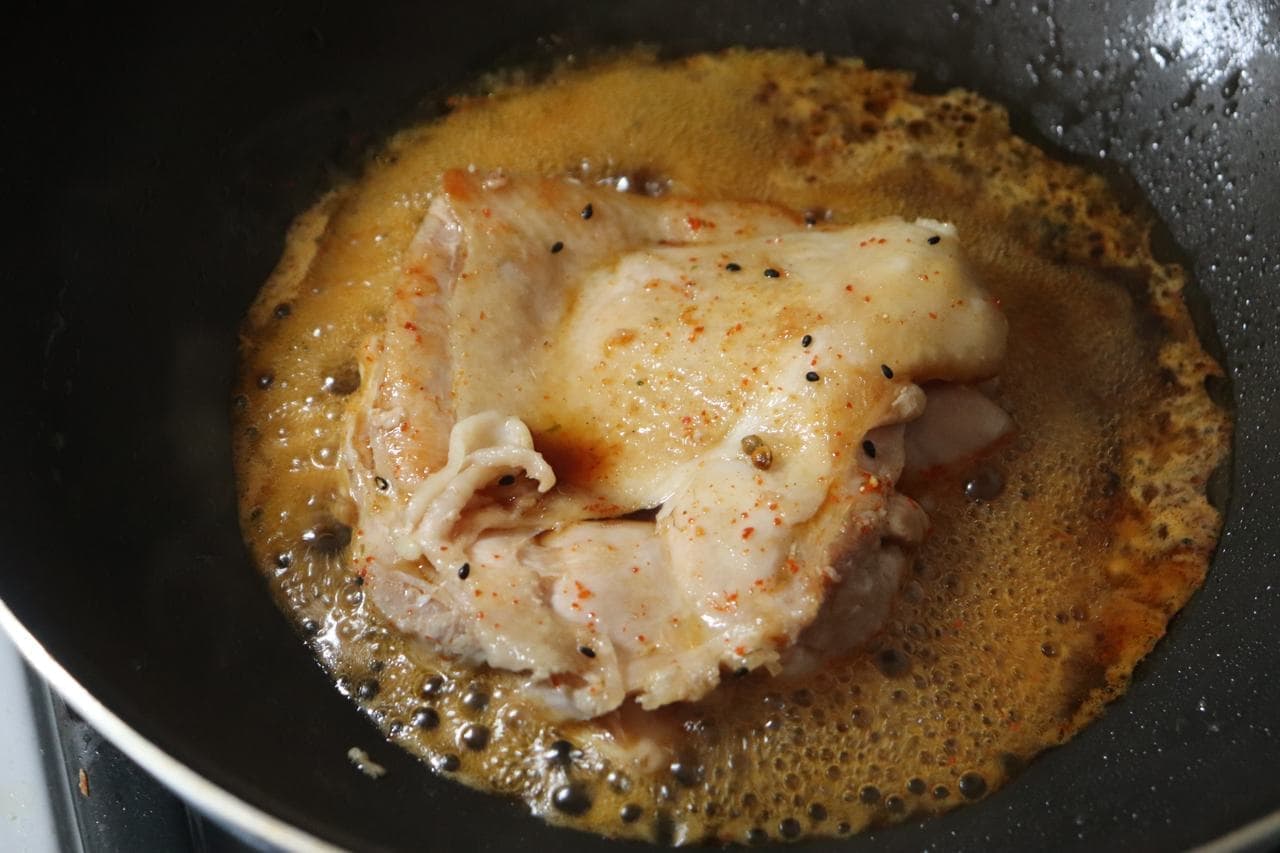 鶏の七味照り焼きレシピ