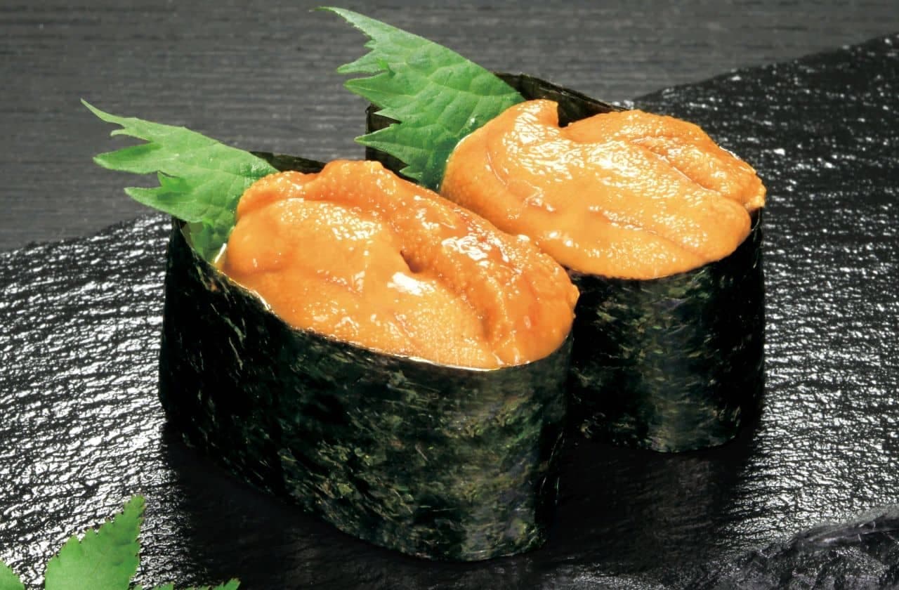 くら寿司に 新物うに と 本ずわいがに の贅沢すし2円 新作デザート 桃 レアチーズ のパフェも えん食べ