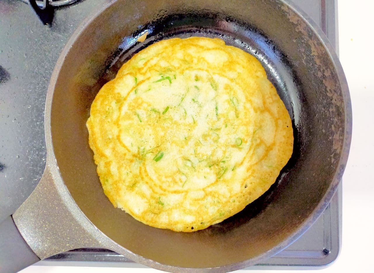 お好み焼きの粉で作る「チヂミ」のレシピ