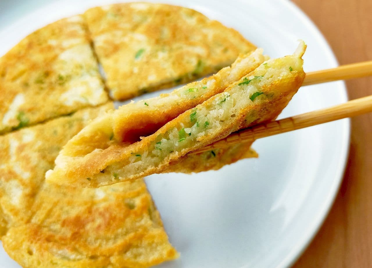 Recipe for "pancakes" made with okonomiyaki flour