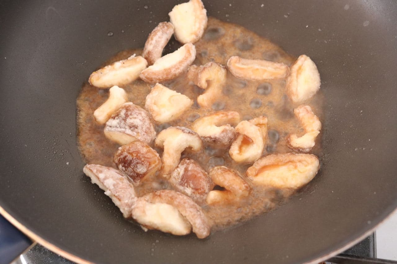 椎茸の甘辛焼きレシピ