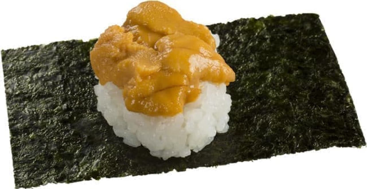 Sushiro new! Wrapped in thick sea urchin, the second large cut