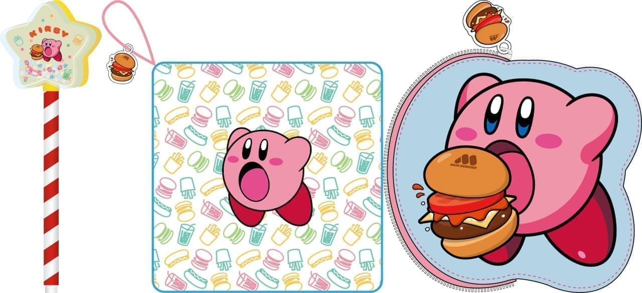 "Kirby of the Stars" collaboration with Mos Burger