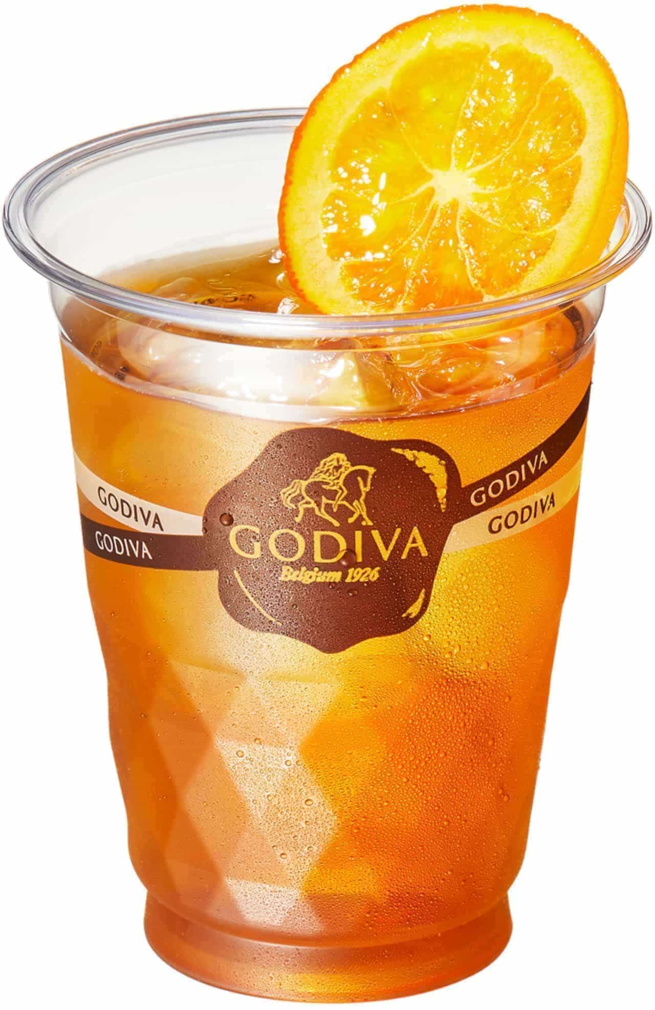 Godiva's "Ice Coffee" and "Ice Tea"