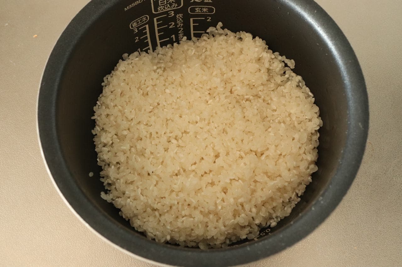 ステップ1 お米を研ぐ