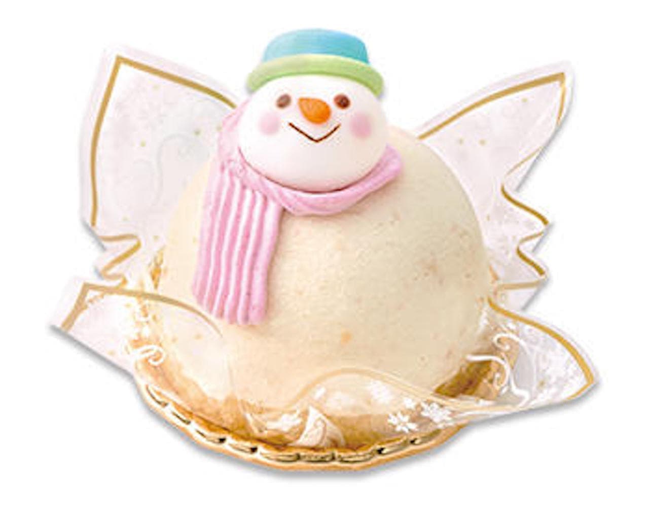 Fujiya "Christmas Snowman Cake"