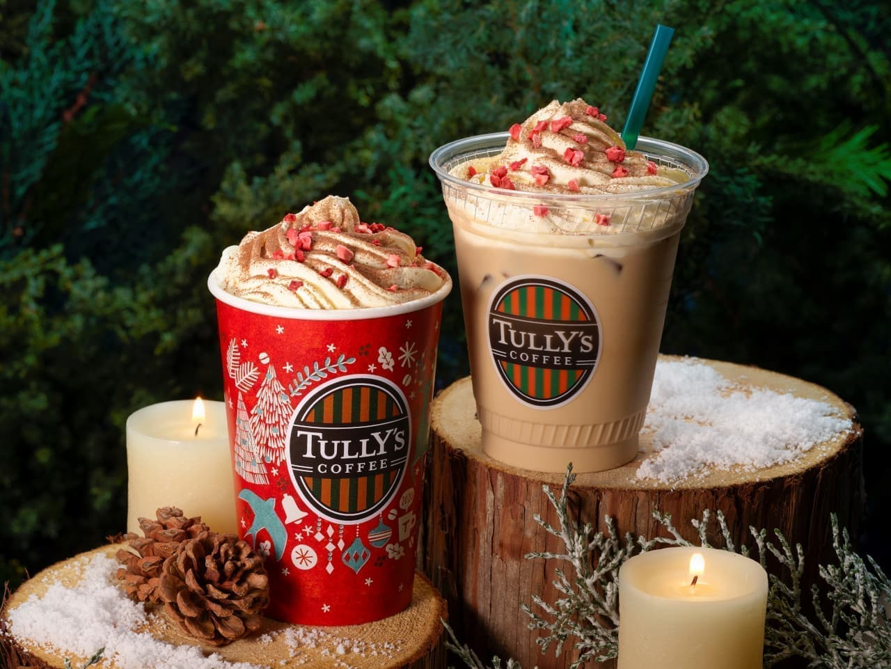 Winter menu for Tully's
