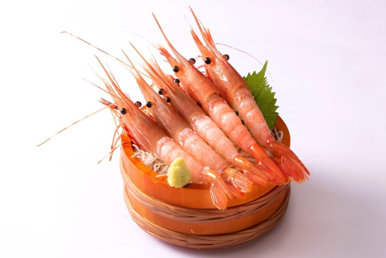 "Botan shrimp" fair at Isomaru Fisheries