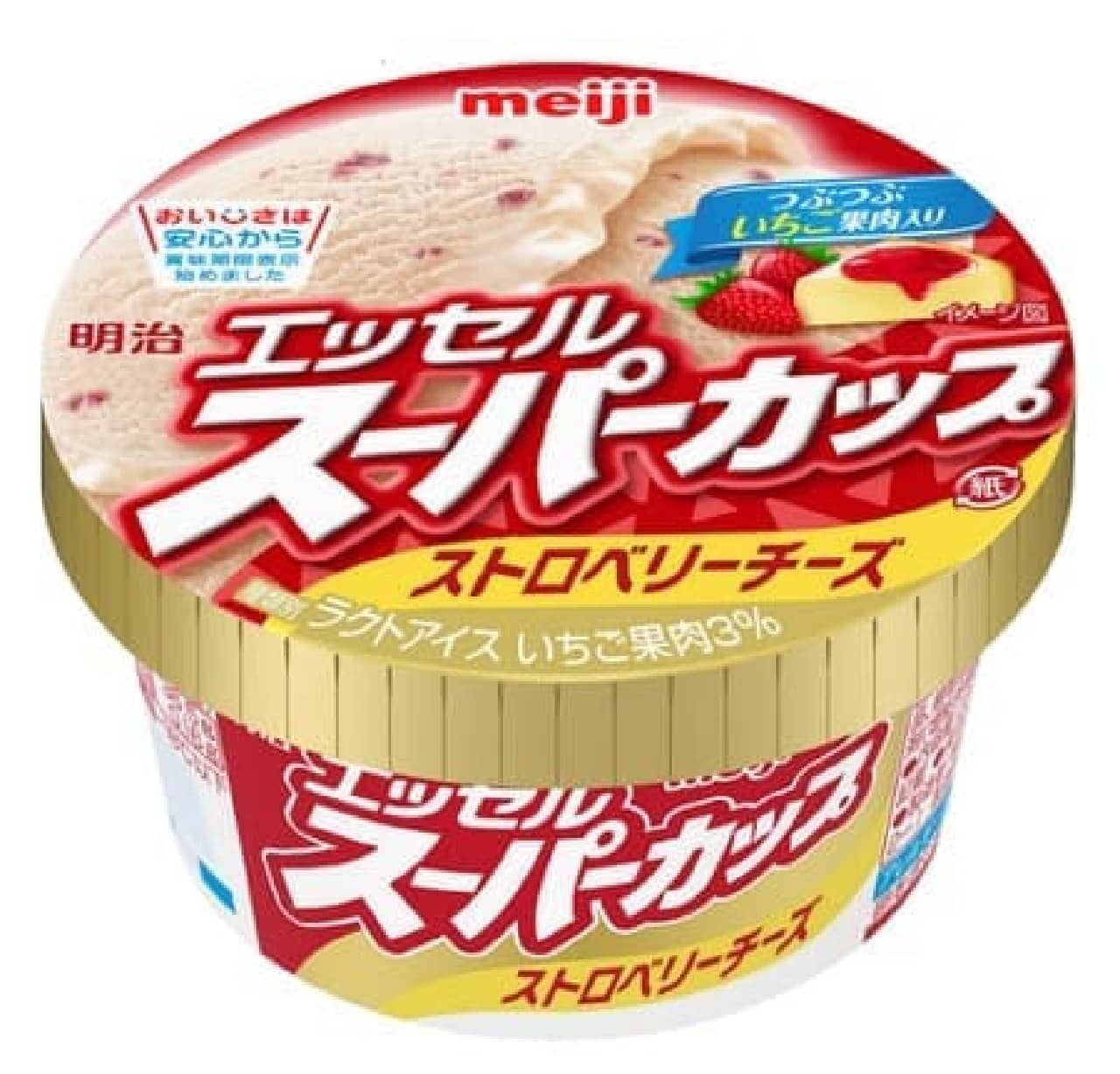 Meiji Essel Super Cup Strawberry Cheese