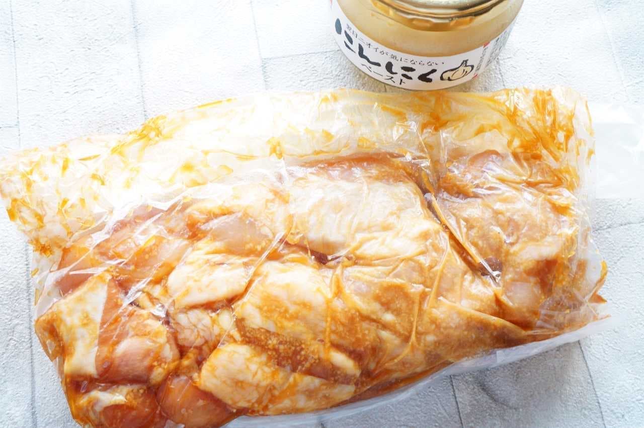 Chicken soaked in Aizu Tenpo Brewery "Garlic paste that doesn't bother the smell the next day"