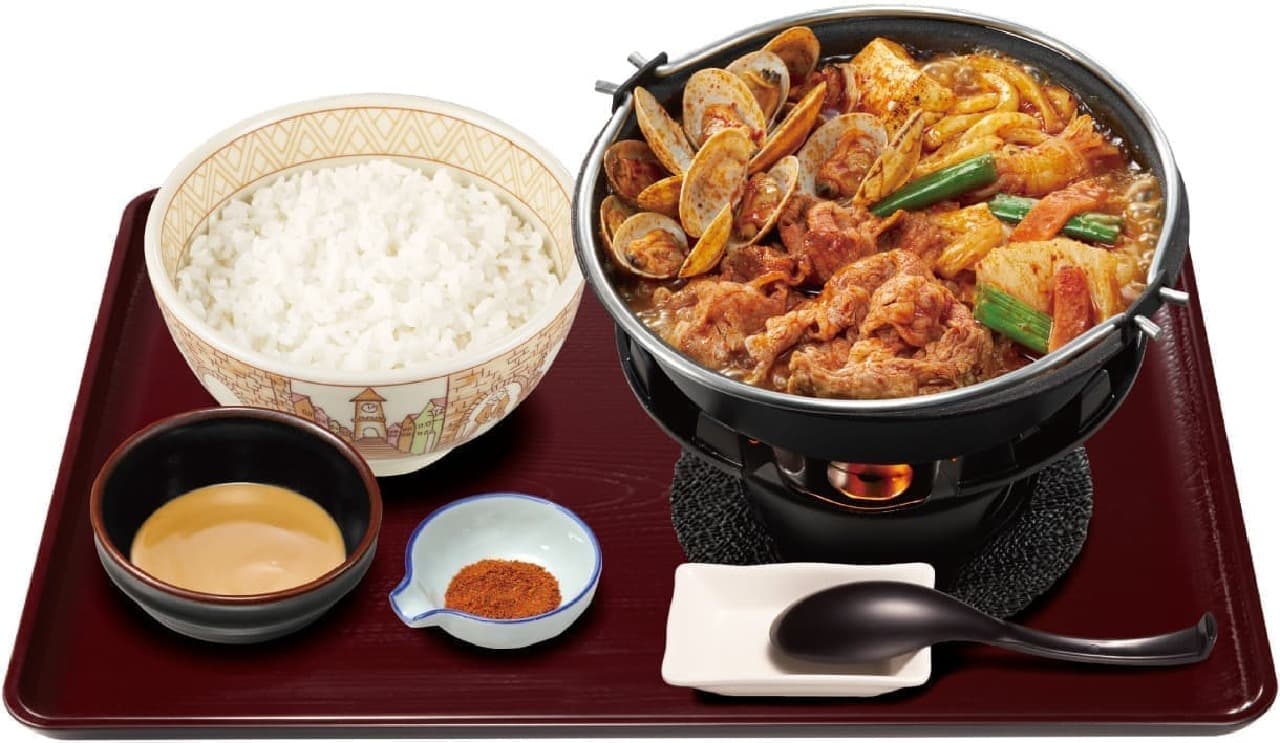Sukiya "House Asari Beef Hot Pot Set Meal"