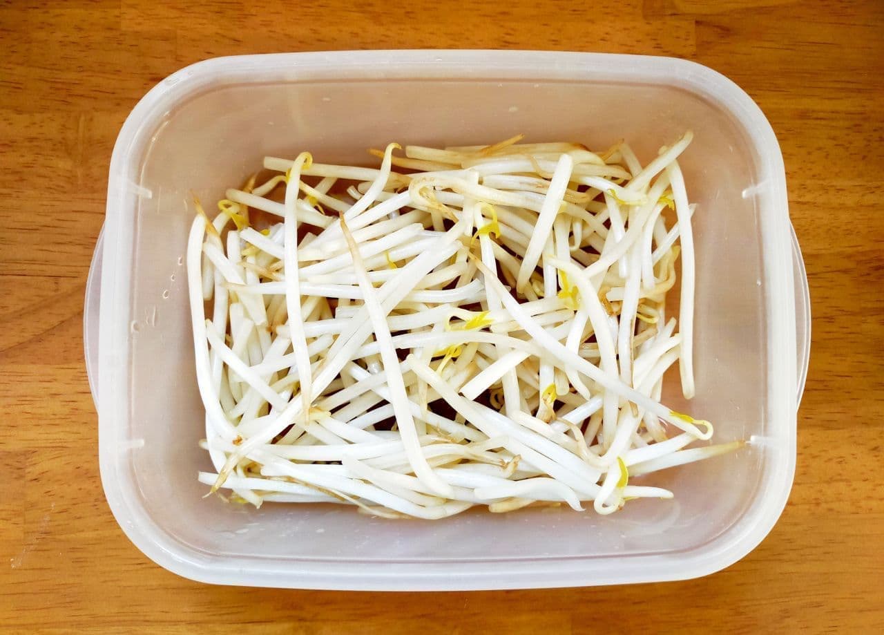 Step 1 How to save bean sprouts