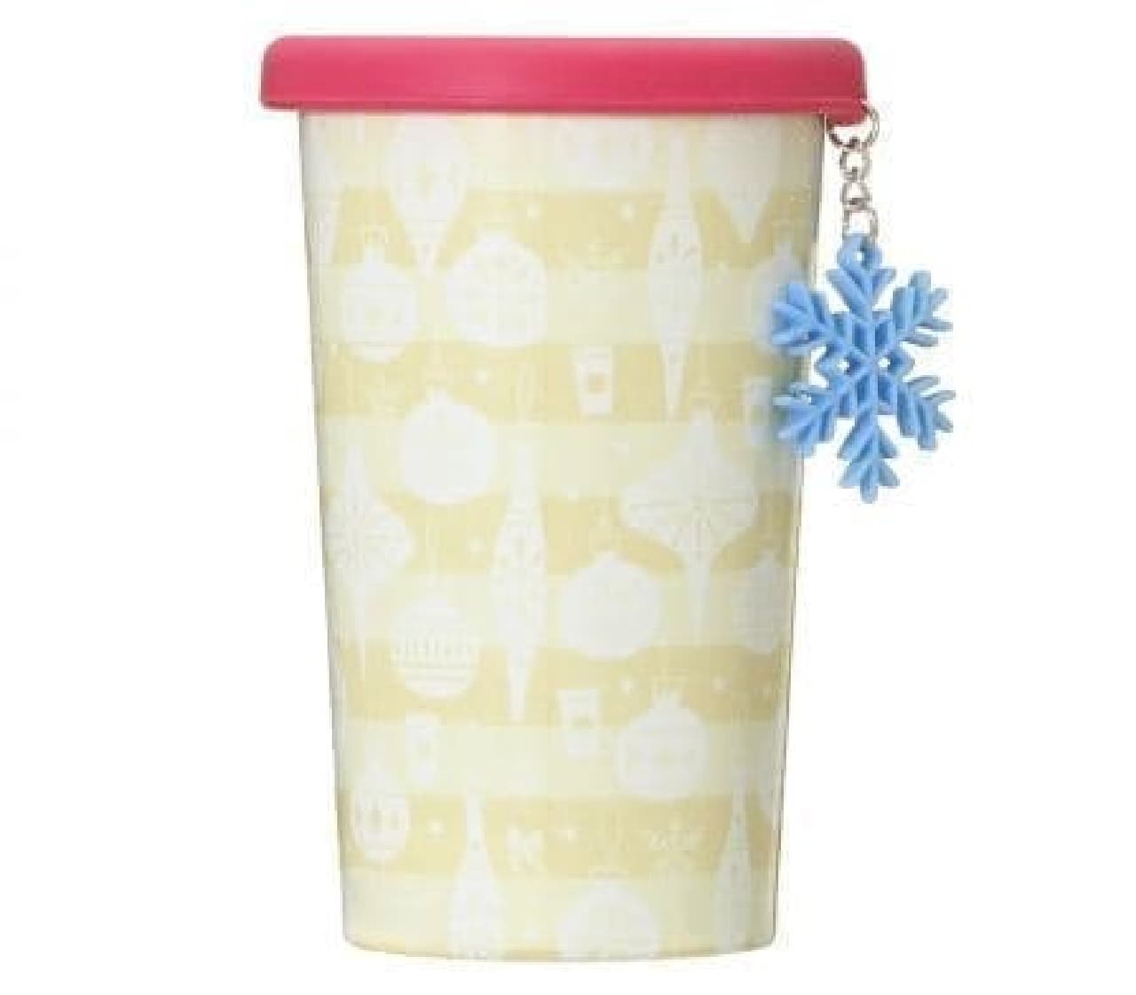 Starbucks "Holiday 2020 Silicon Lid Stainless Cup Charm Snow 355ml"