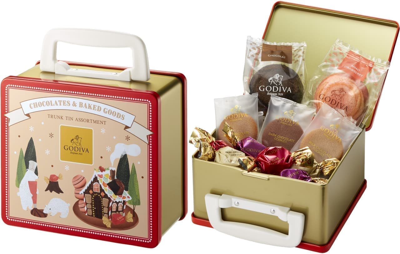 Summary of 4 types of "Godiva winter limited baked sweets"