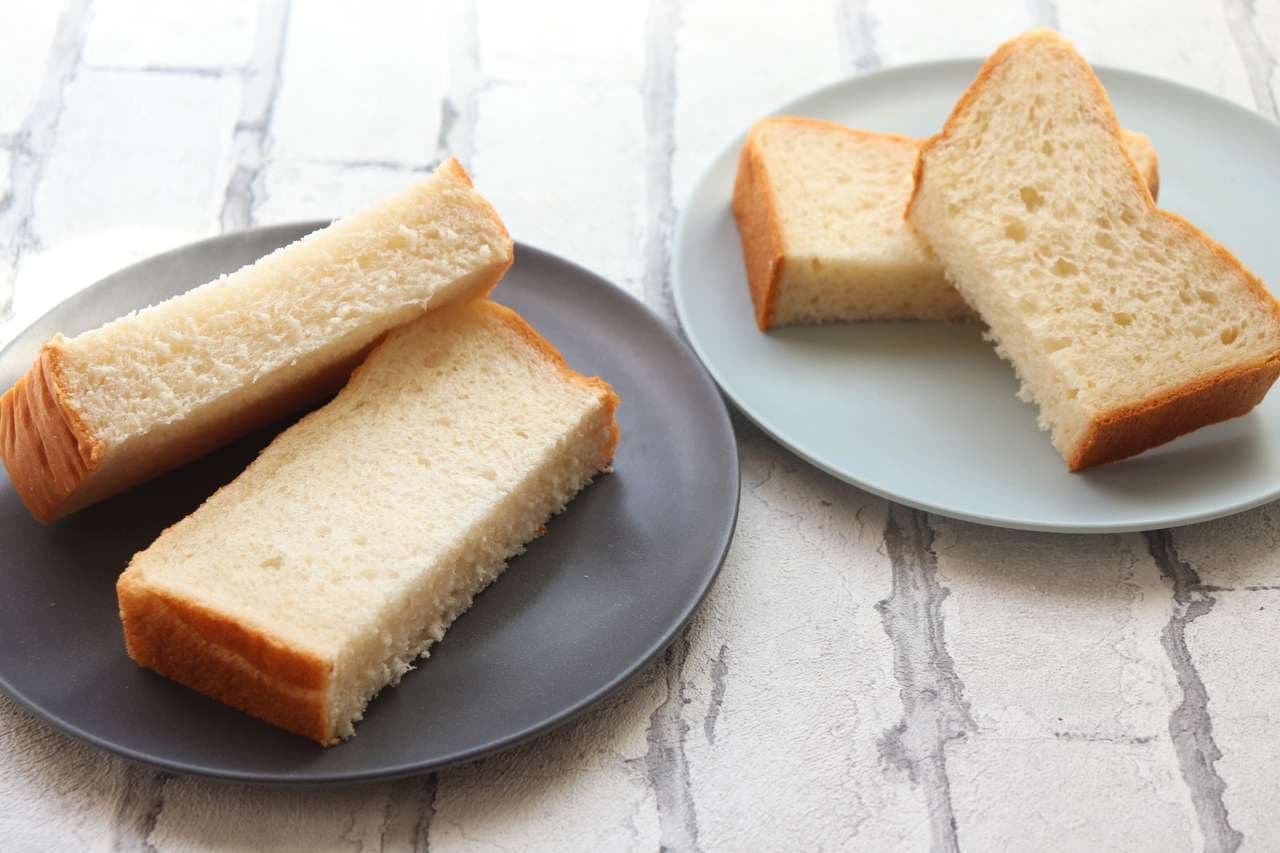 ファミマ「究極のしっとりもっちり食パン」と本家「俺のBakery」の食パン食べ比べ