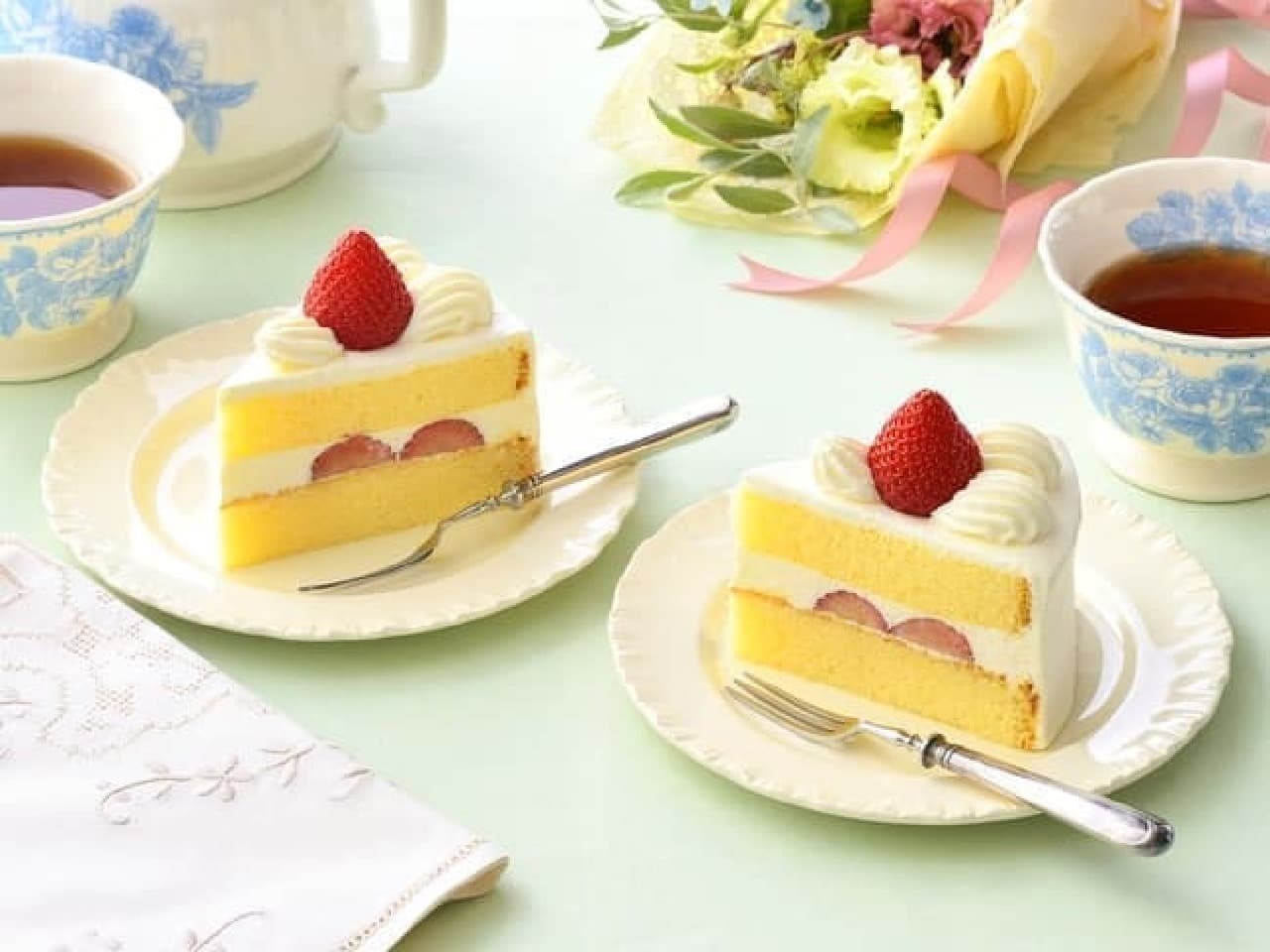 銀座コージーコーナー「苺のショートケーキ」