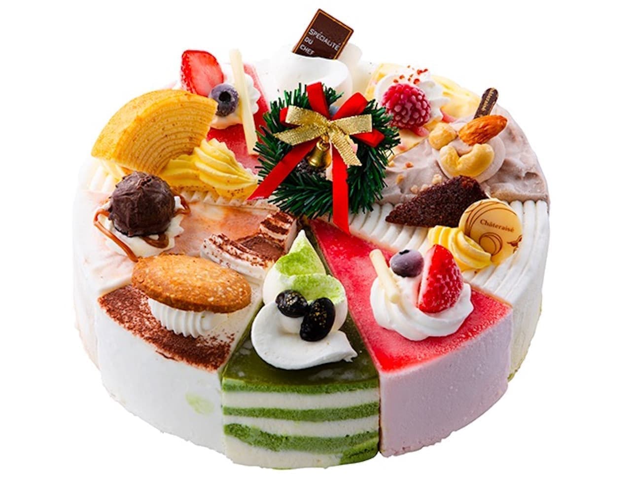 Chateraise "Xmas Ice Assorted Cake THE ICE CREAM SHOP"