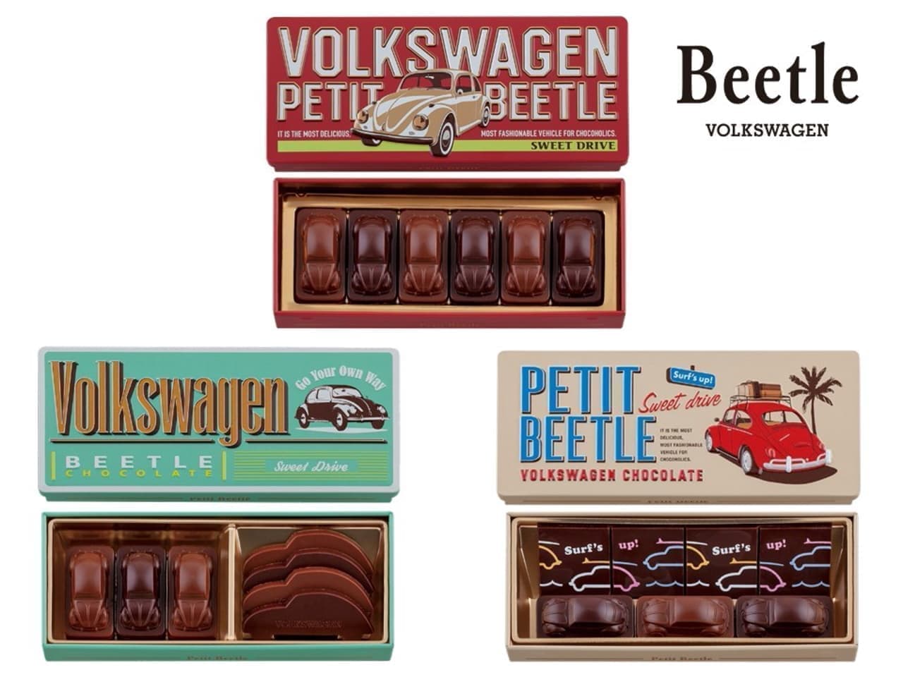 Morozoff and Volkswagen "Beetle" collaboration chocolate