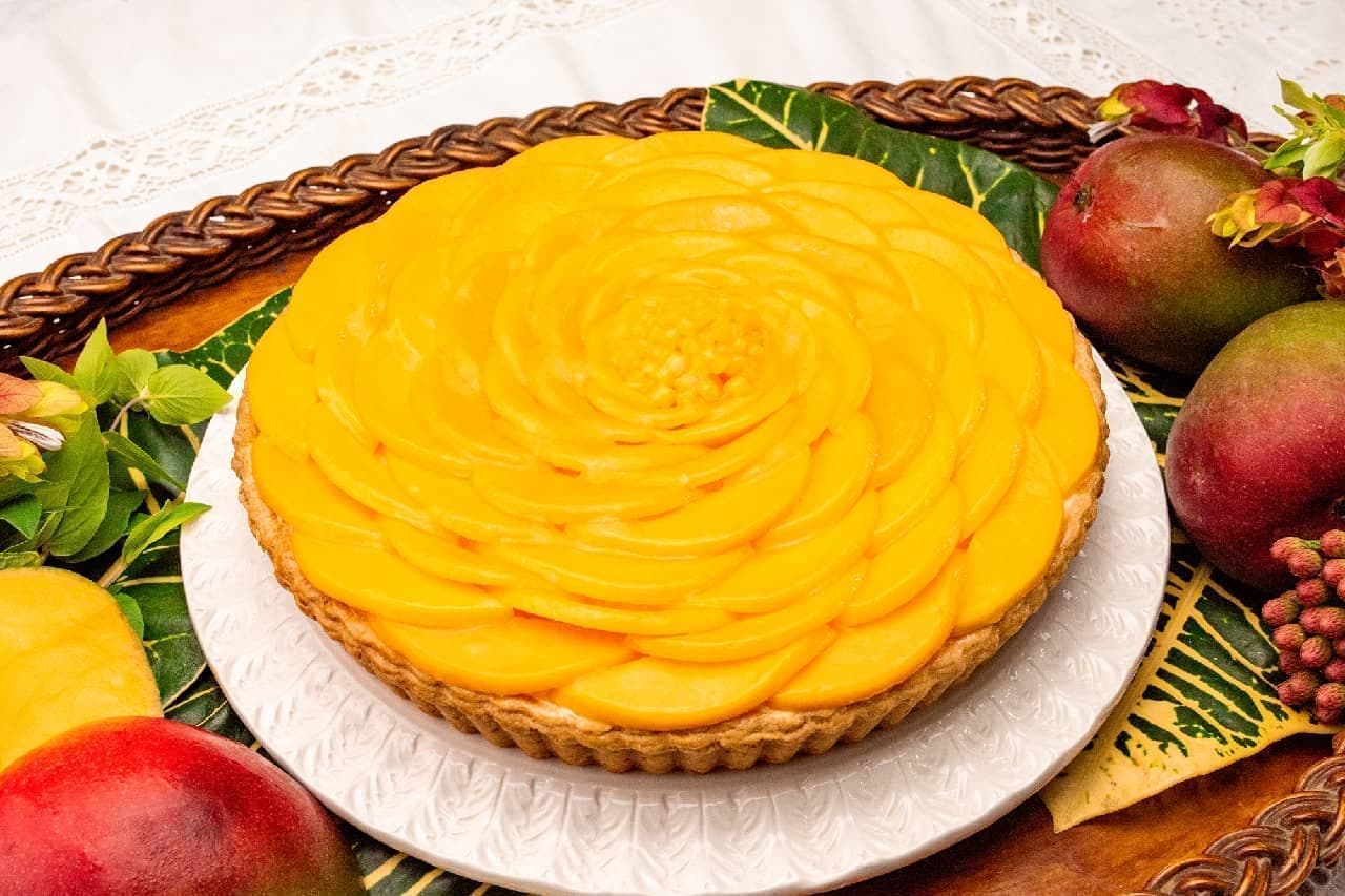 キル フェ ボン「ブルターニュ産“ルガール”クリームチーズムースとマンゴーのタルト」