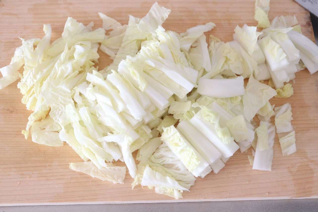 白菜のマヨポンサラダ