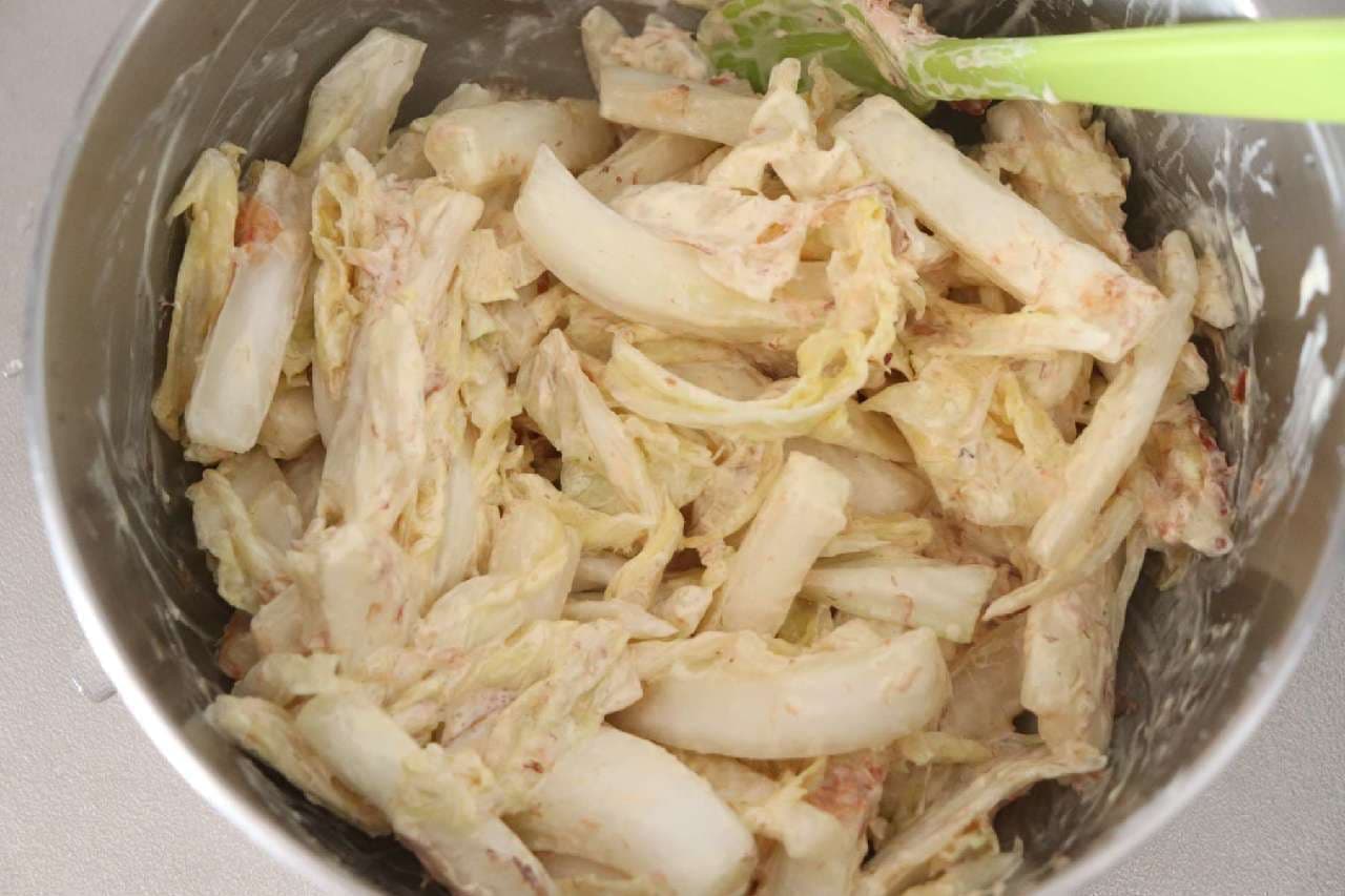 Chinese cabbage mayopon salad