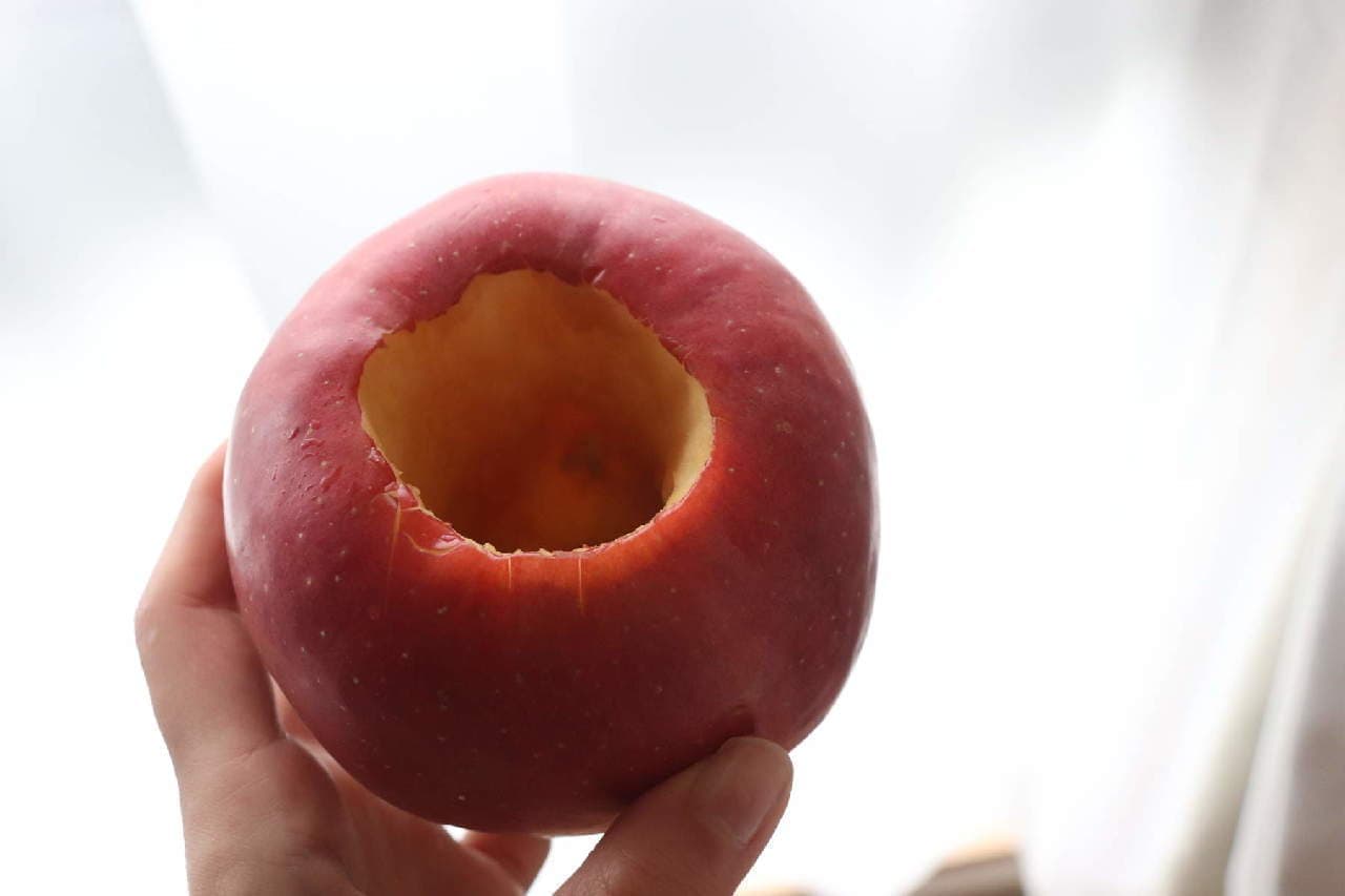レンジ5分の簡単焼りんご