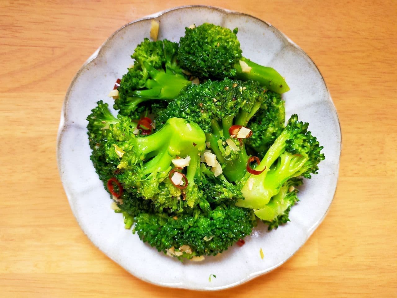 Recipe for "Stir-Fried Broccoli with Peperoncino
