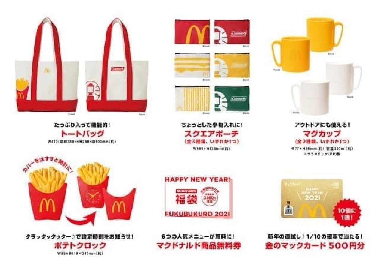 McDonald's lucky bag 2021