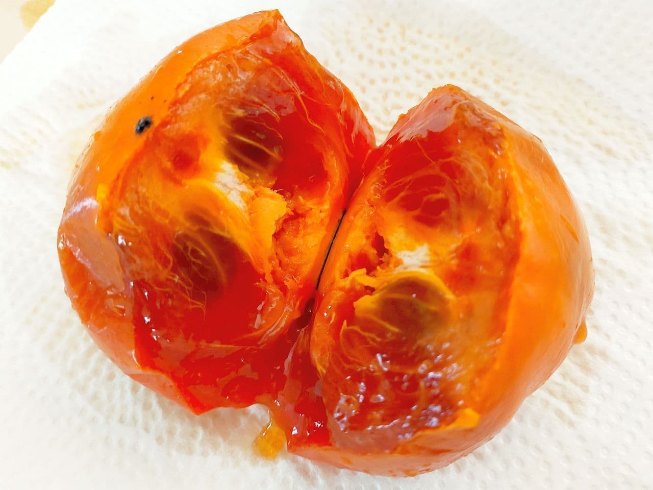 熟れすぎた柿で超うま「柿プリン」のレシピ