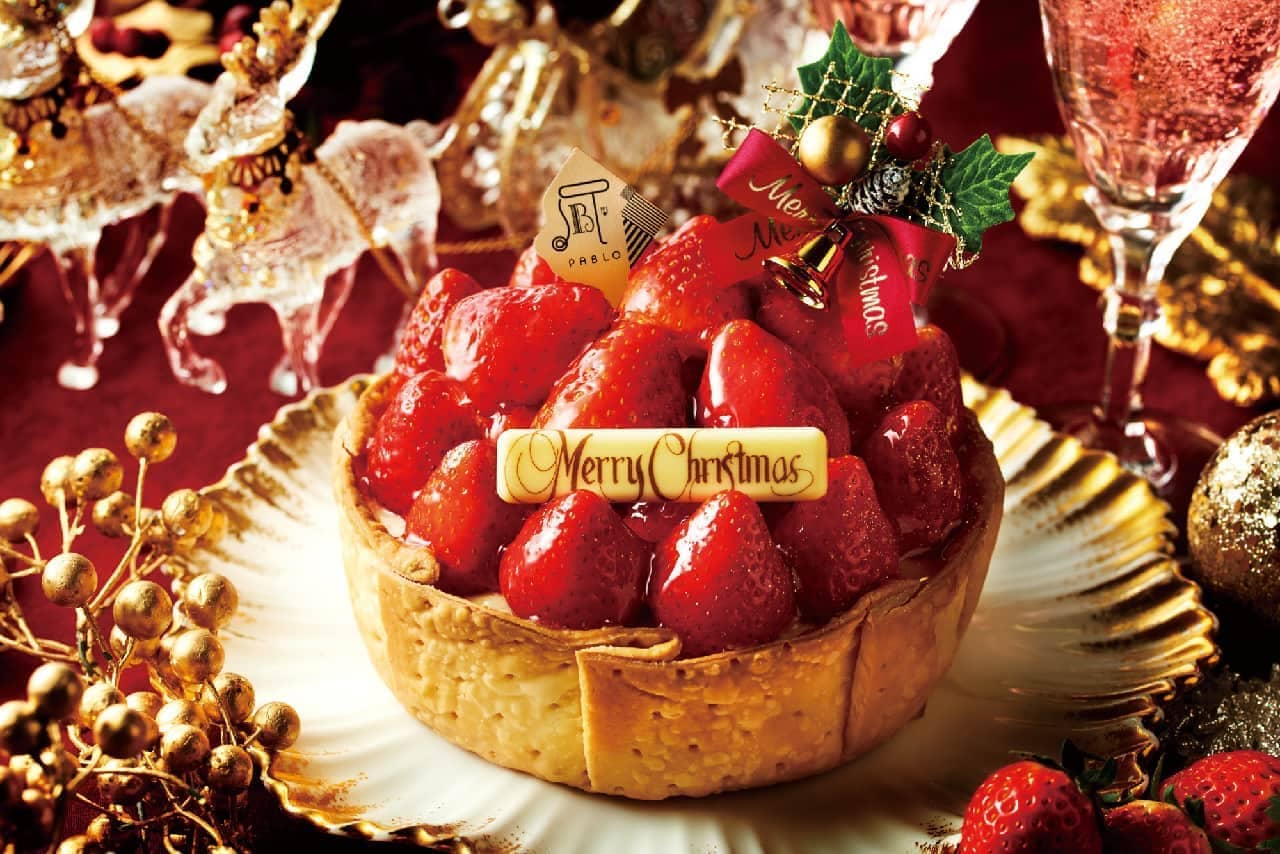パブロ いちごの贅沢クリスマスチーズタルト など3種 いちごやフランボワーズが華やか えん食べ