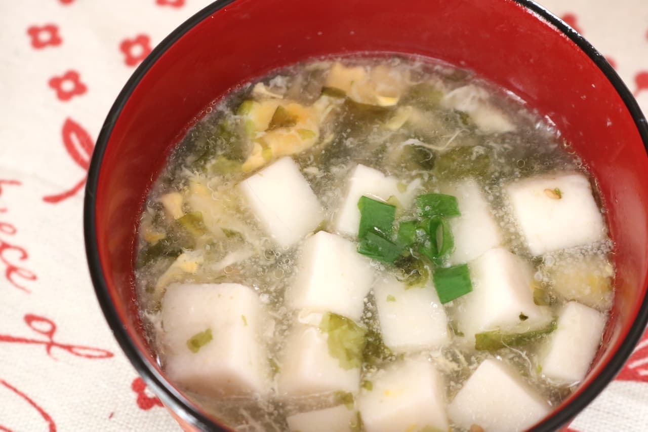 Recipe "Hanpen and Nori Soup"