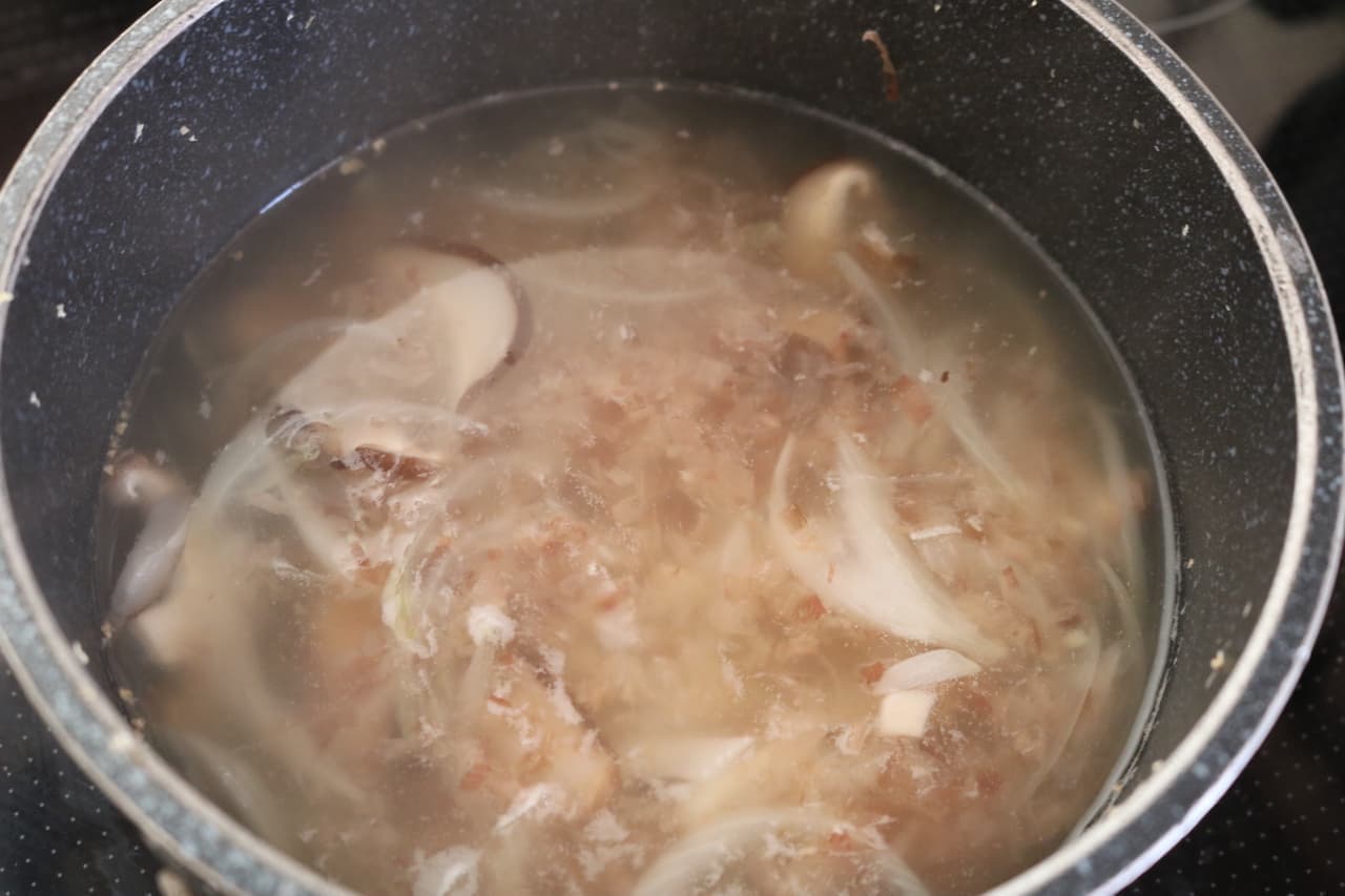 Recipe "soup with plenty of garlic"