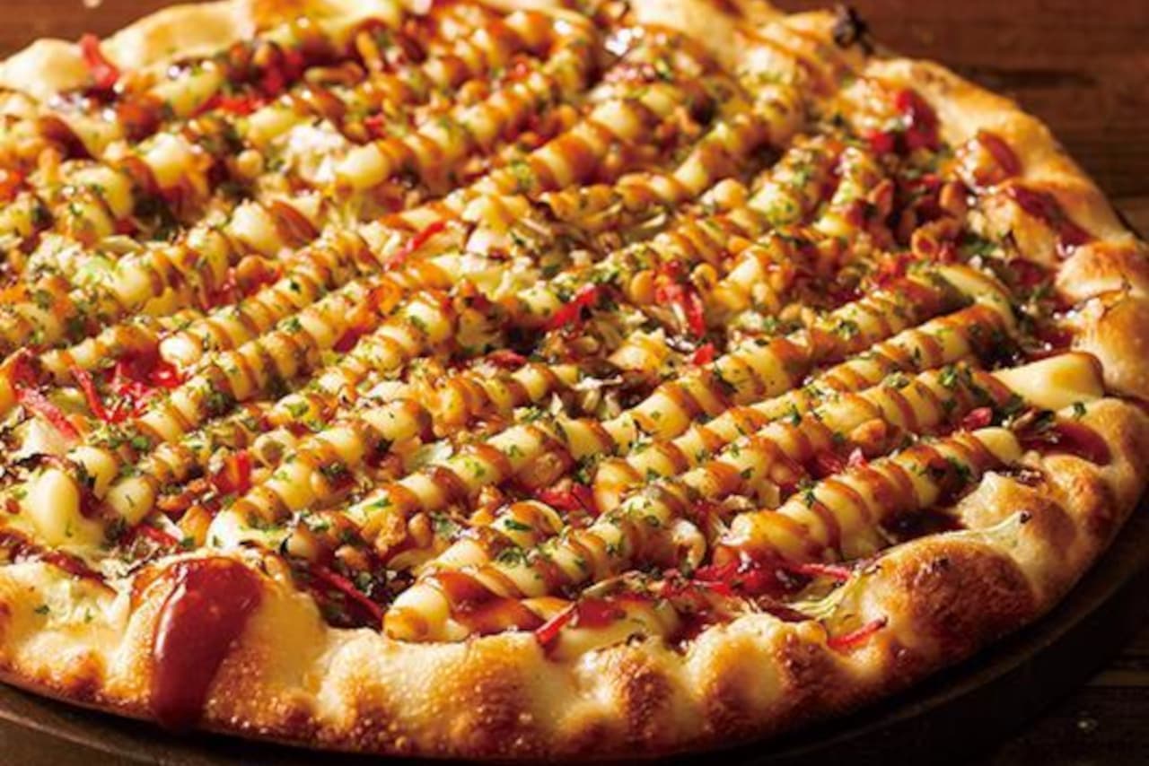 Shakey's "Cheese Okonomiyaki-style Pizza" January Limited
