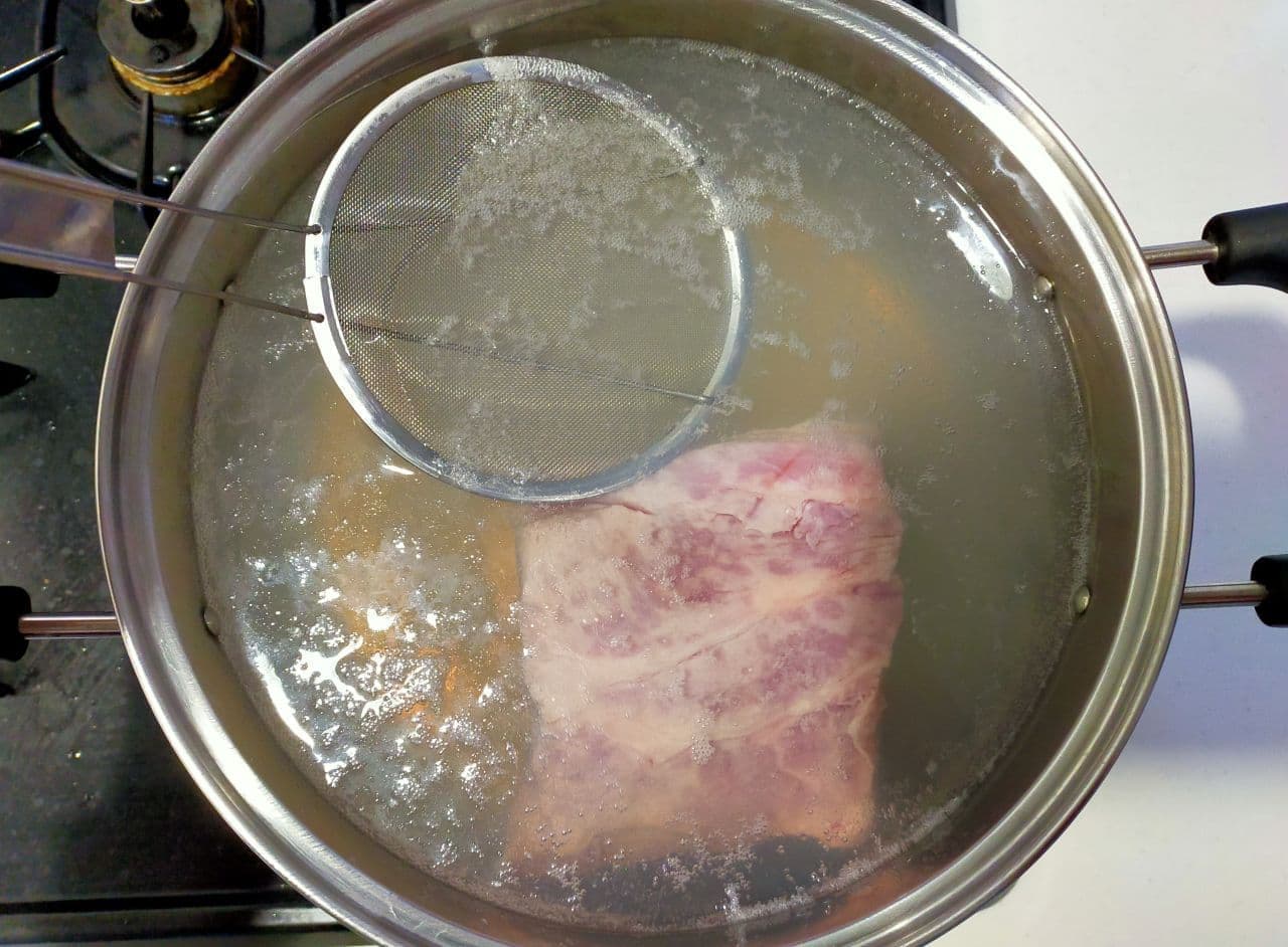 "Boiled pork in soy sauce" recipe