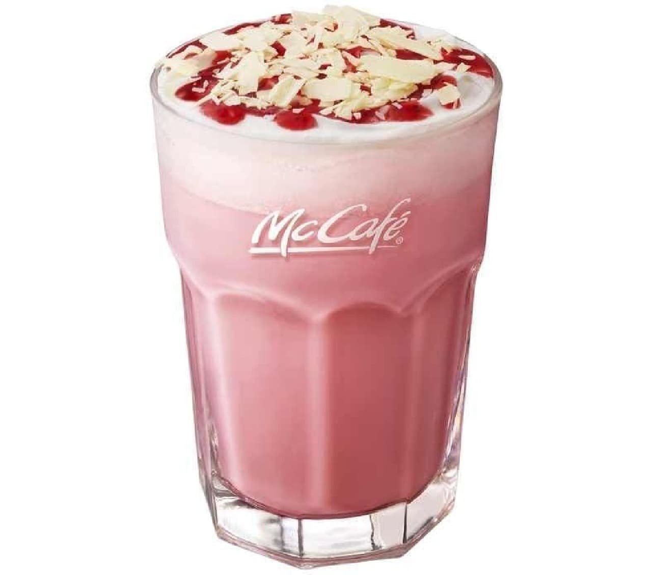 McDonald's "White Chocolate Strawberry Latte"