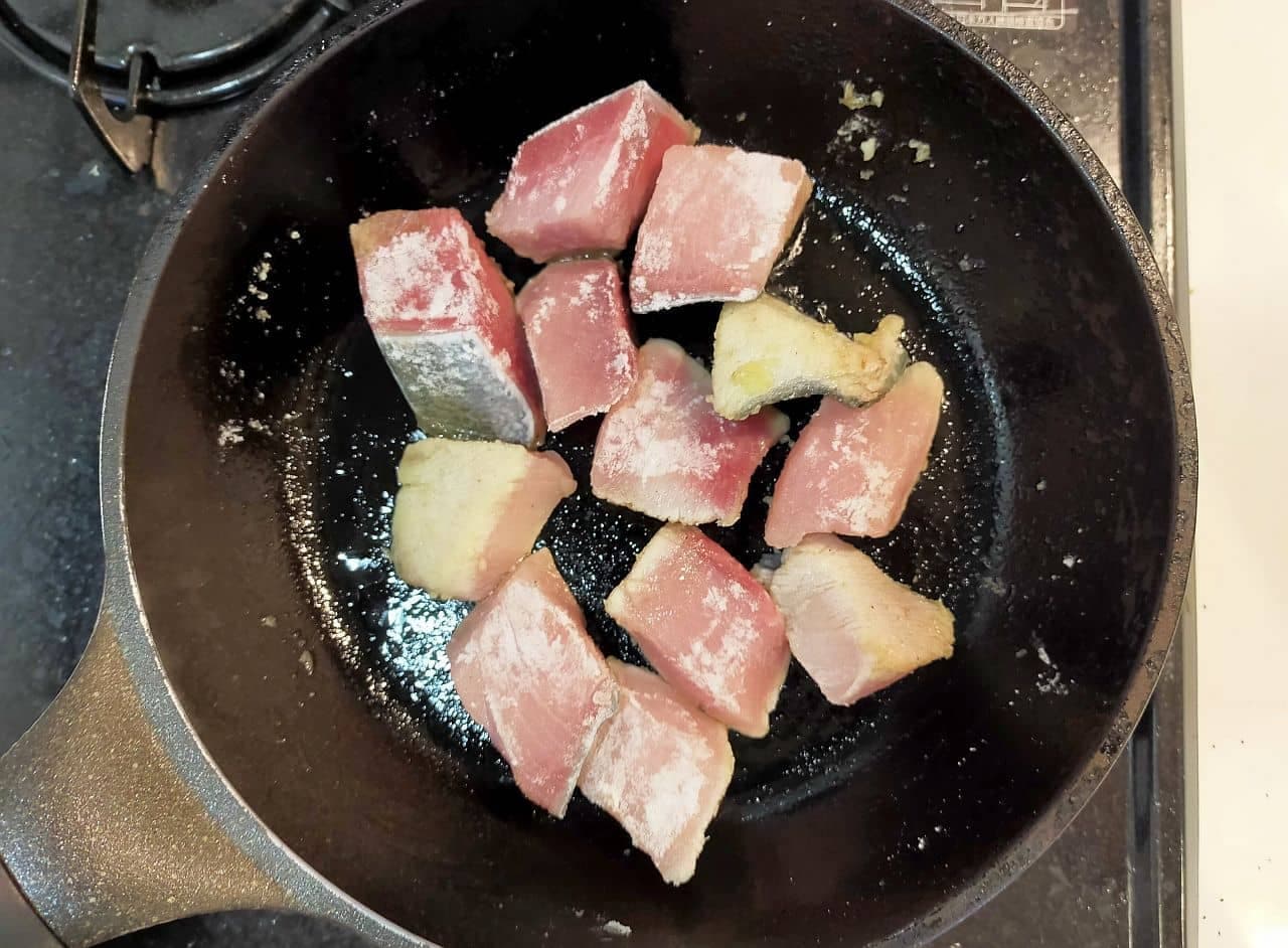 Yellowtail steak green onion sauce recipe