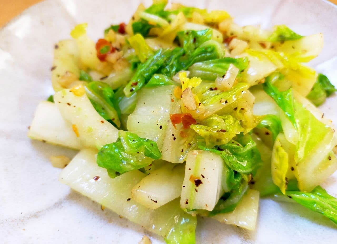 Chinese cabbage peperoncino style recipe