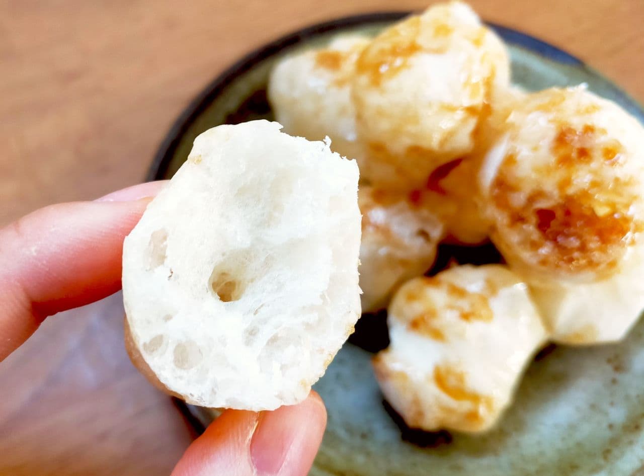 Easy recipe for "mochi okaki" in the microwave