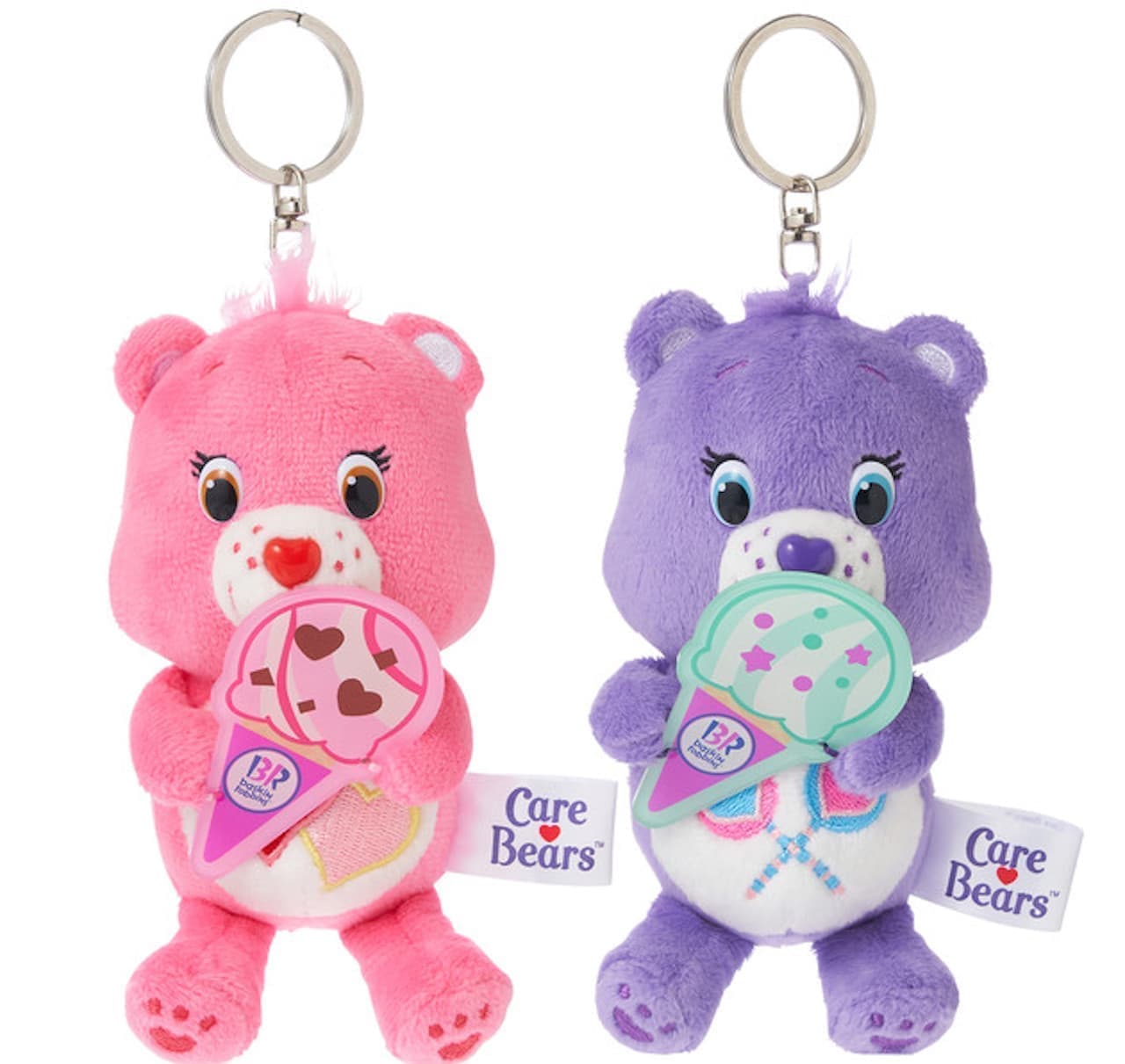 Collaboration "Stuffed Toy Mascot Key Ring Love Alot Bear, Share Bear"